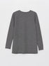 LC Waikiki Crew Neck Printed Long Sleeve Women's T-shirt